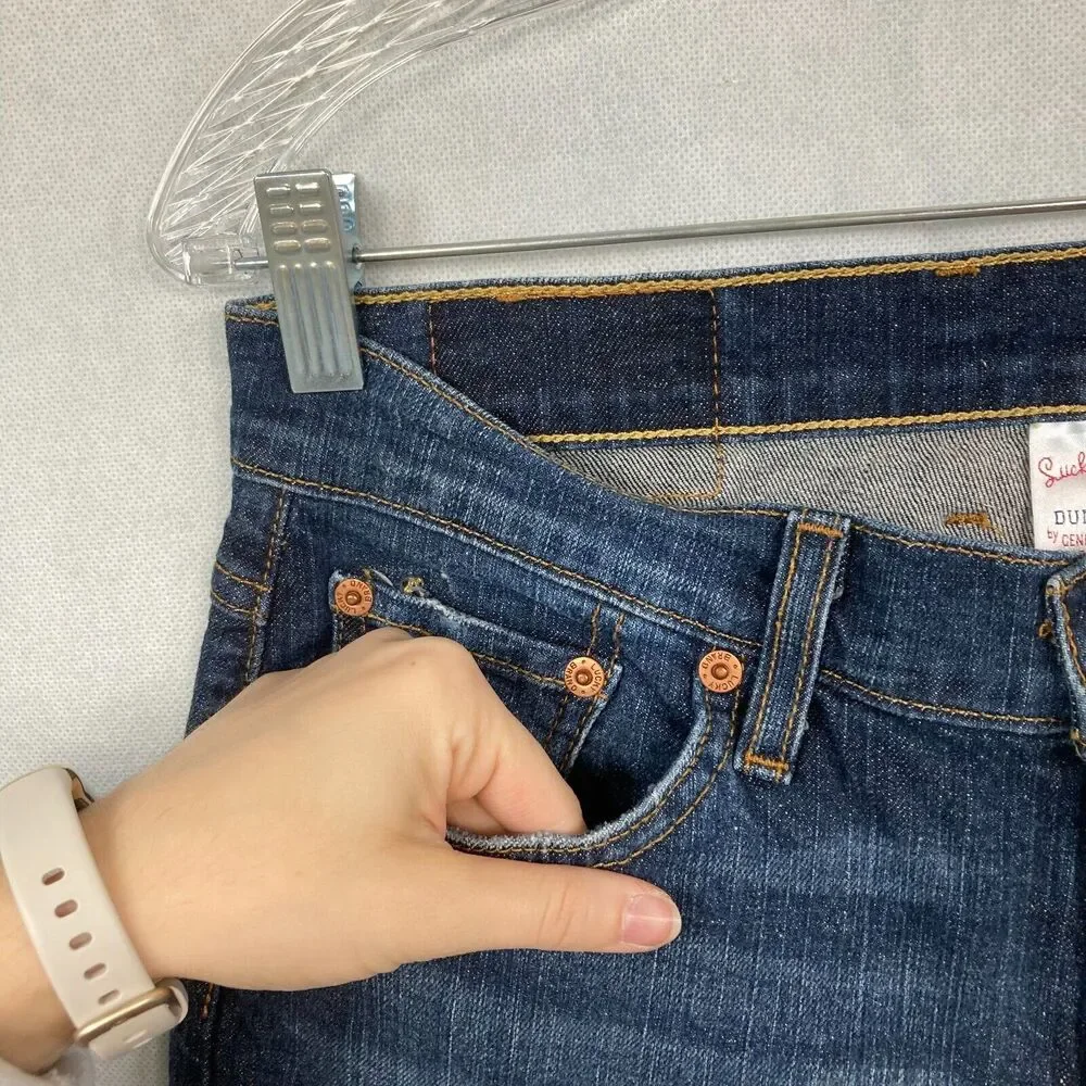 Lucky Brand Jeans Womens‎ Sz 6 28 Vintage Blue Denim Classic Fit